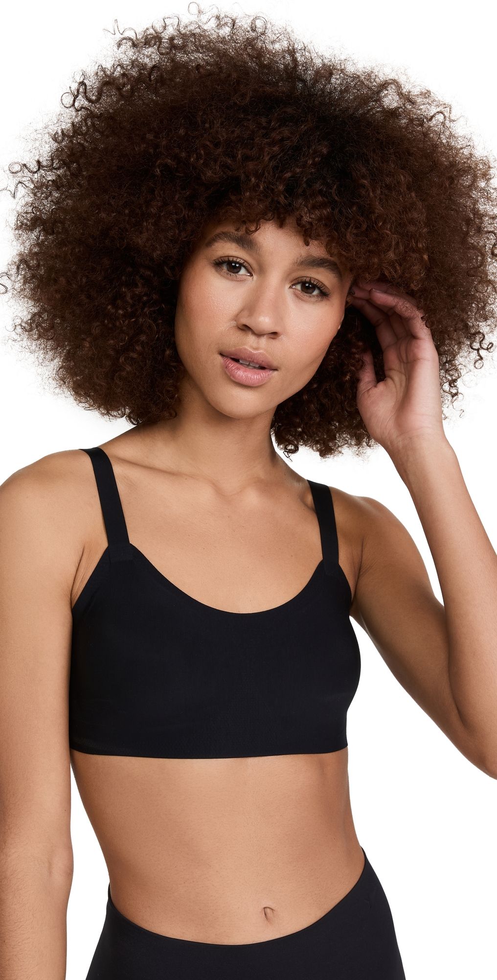 Commando Butter Soft Support Back Closr Bralette Beige S