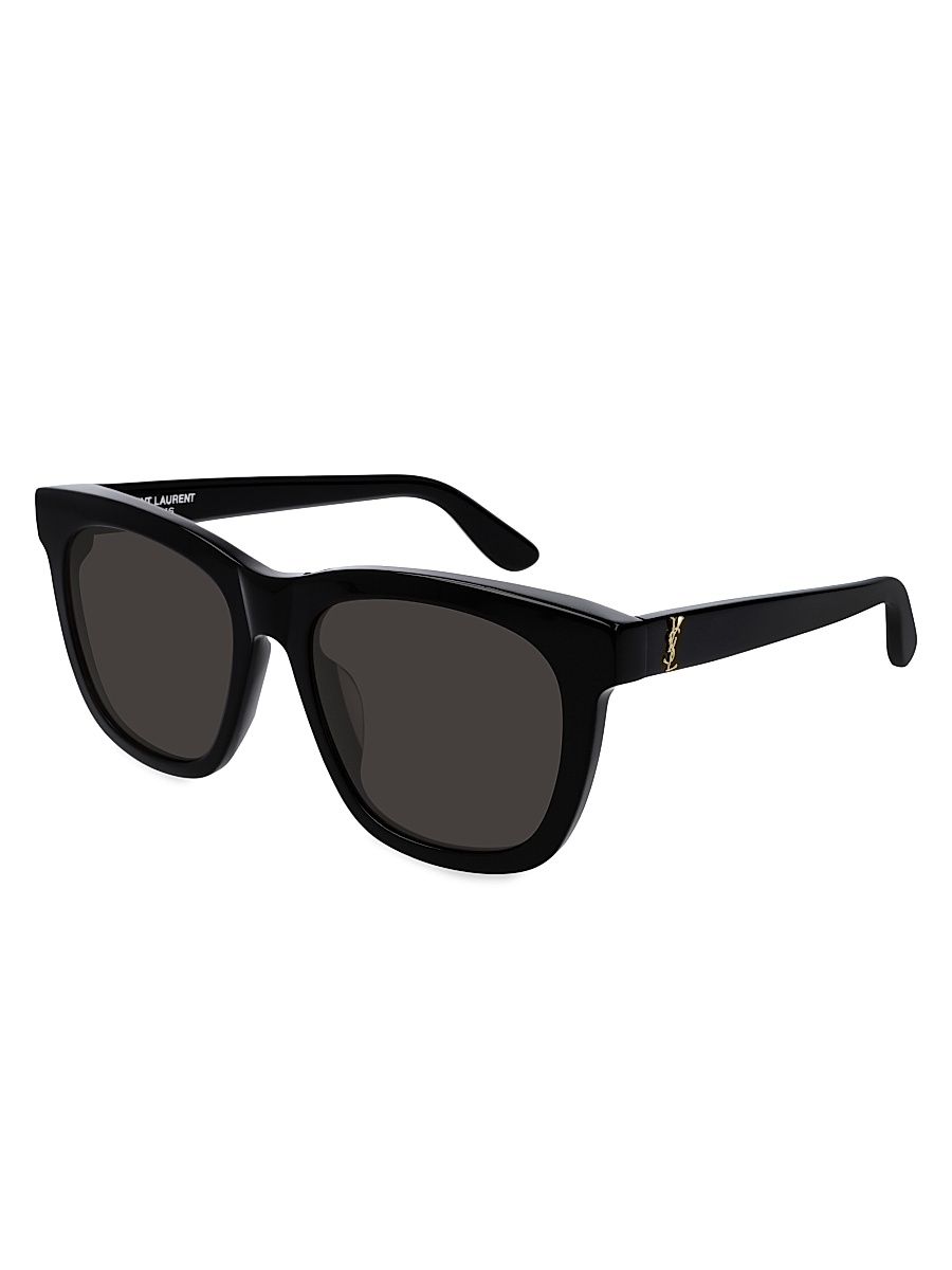 Men's SL M24/K Monogram 55MM Rectangular Sunglasses - Black