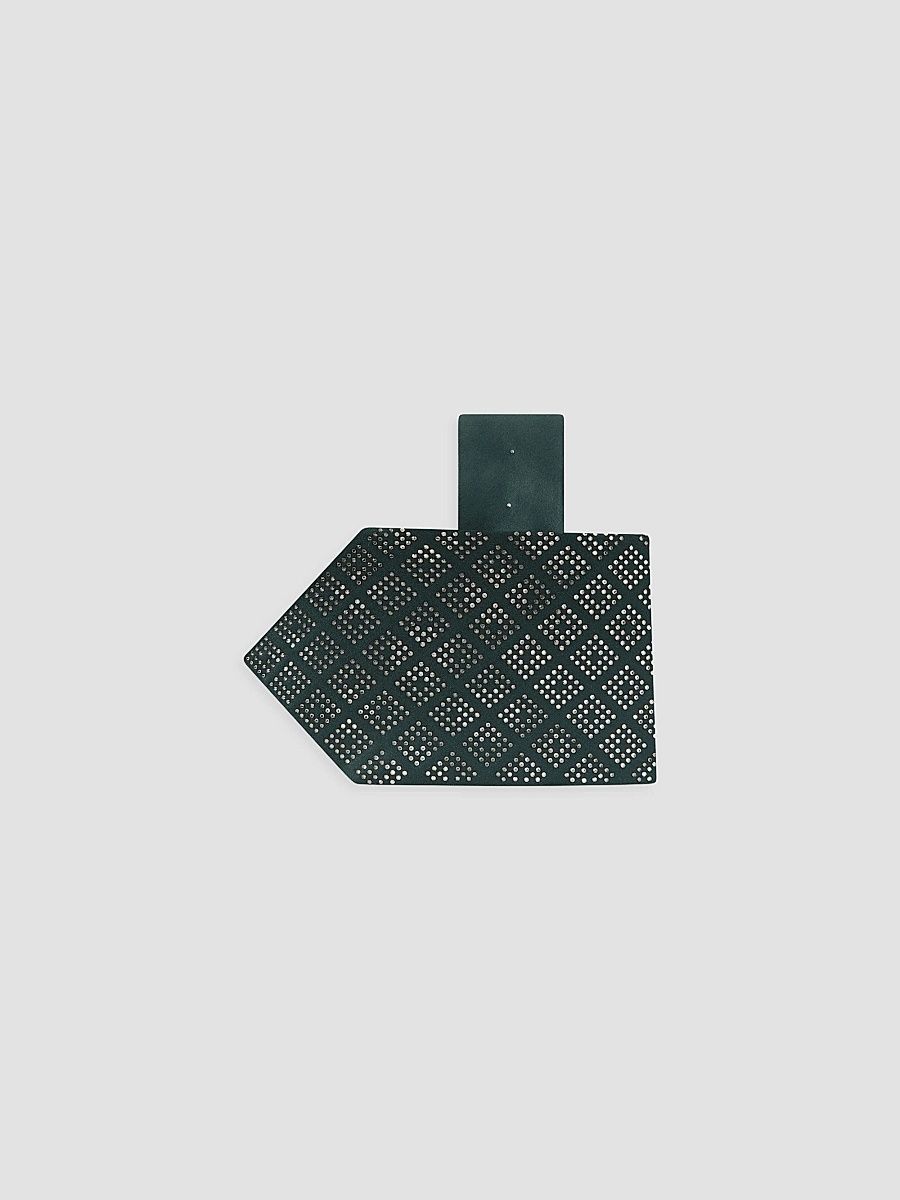Stefano Ricci Men's Luxury Silk Tie - Dark Green