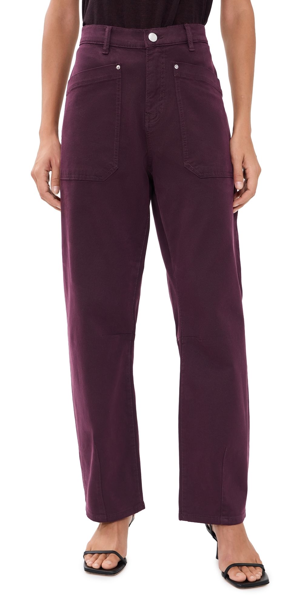 DL1961 Bilie Easy Barrel Pants Viola (Dl Twill) 32