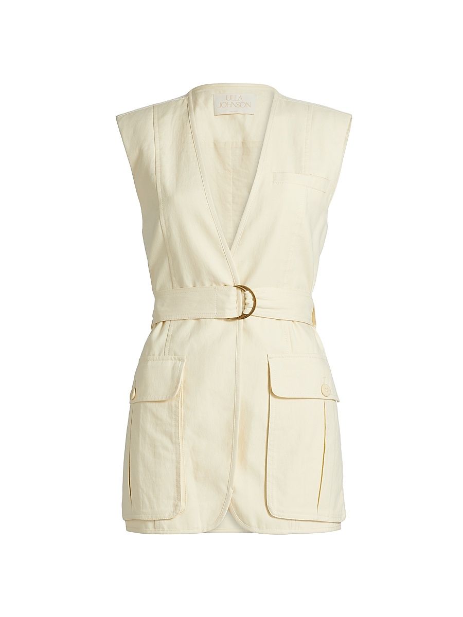 Women's Twyla Long Vest - Cowrie - Size XL