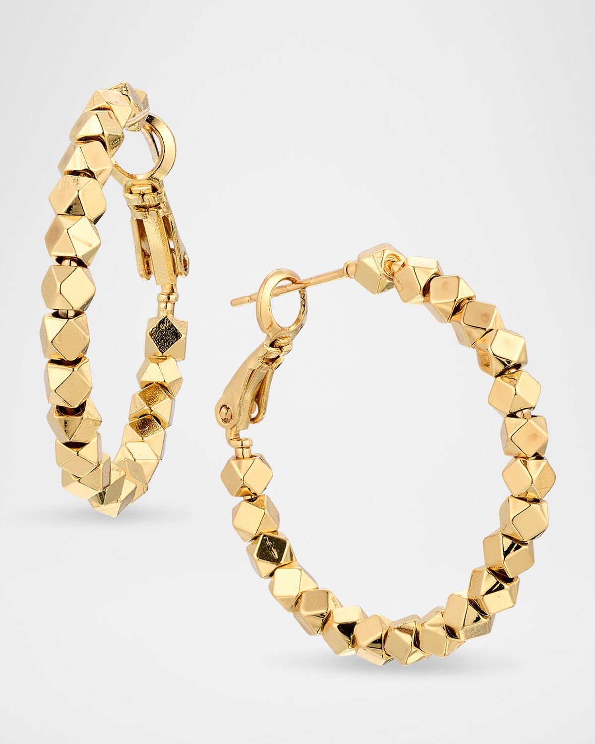 Textured Hoop Earrings