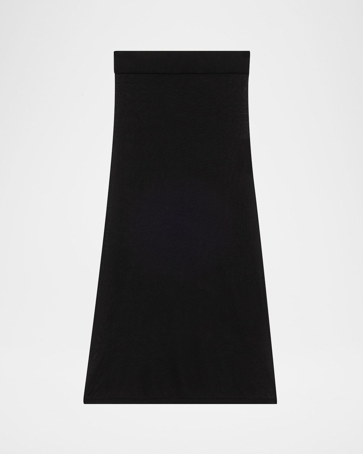 Sheer Knit Maxi Skirt