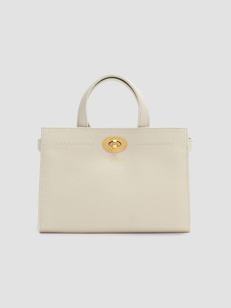 Burberry Women's Cotswolds Micro Leather Tote Bag - Soap