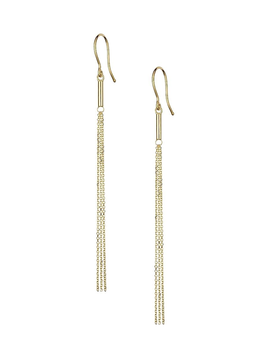 Women's 14K Yellow Gold Vicenza Tassel Drop Earrings - Yellow Gold