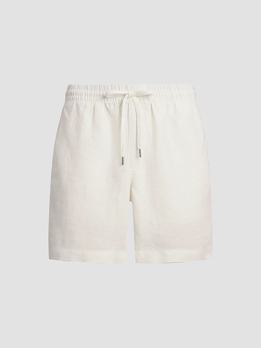 Polo Ralph Lauren Men's 6-Inch Polo Prepster Linen Short - Deckwash White - Size XXL