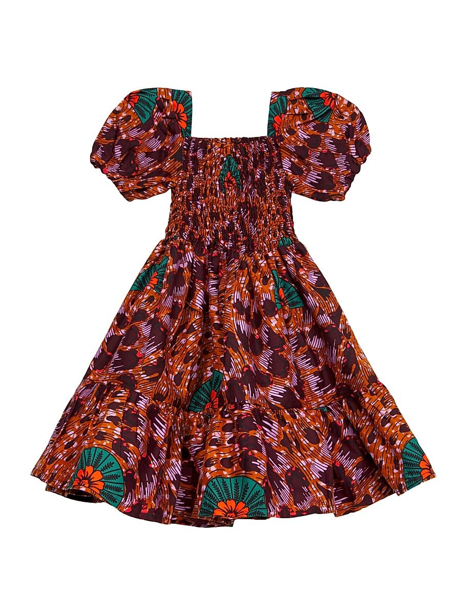 Baby Girl's, Little Girl's & Girl's Anu Smocked Puff-Sleeve Dress - Size 3