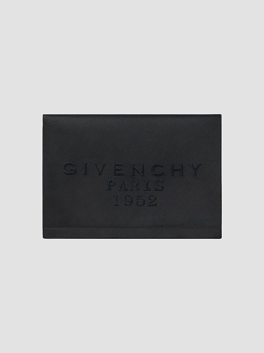 Givenchy Women's Paris 1952 Pochette in Satin - Black