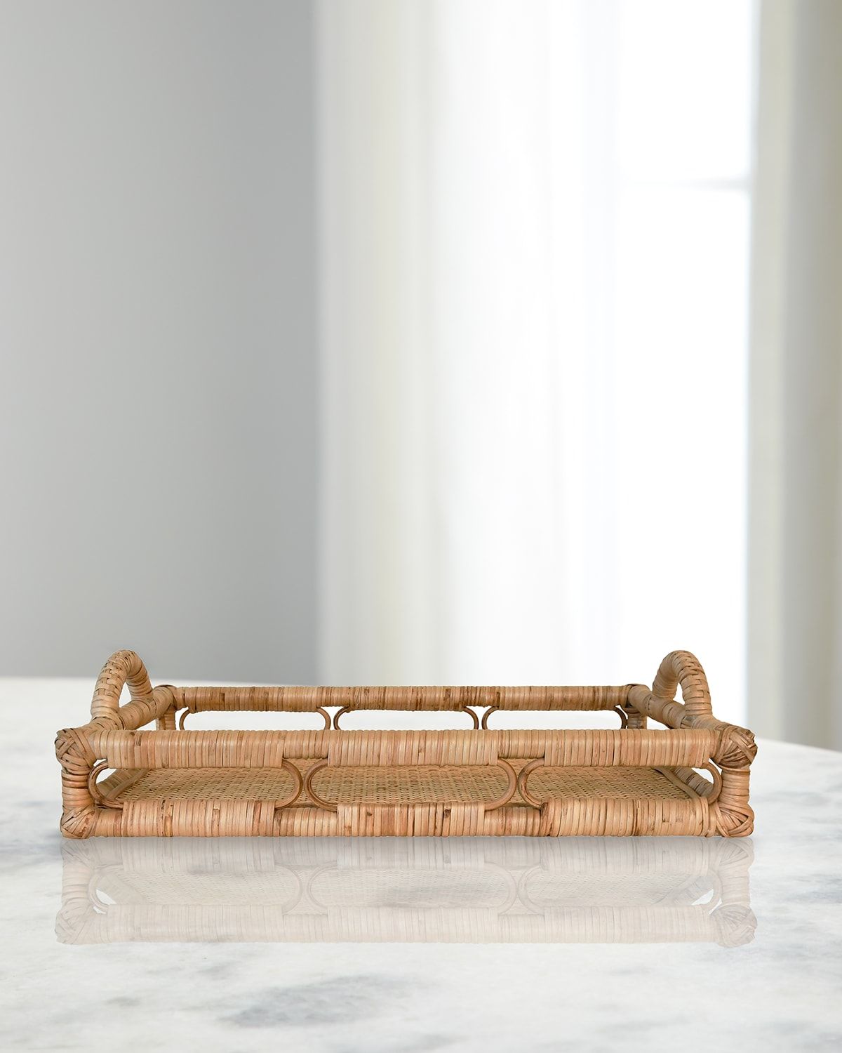 Tatum Rattan Tray