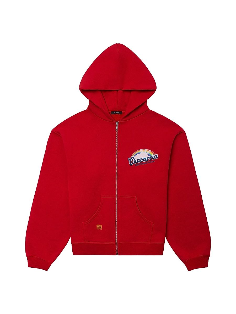 Men's Fabuloso Cotton Shrunken Hoodie - Red Hot - Size Small