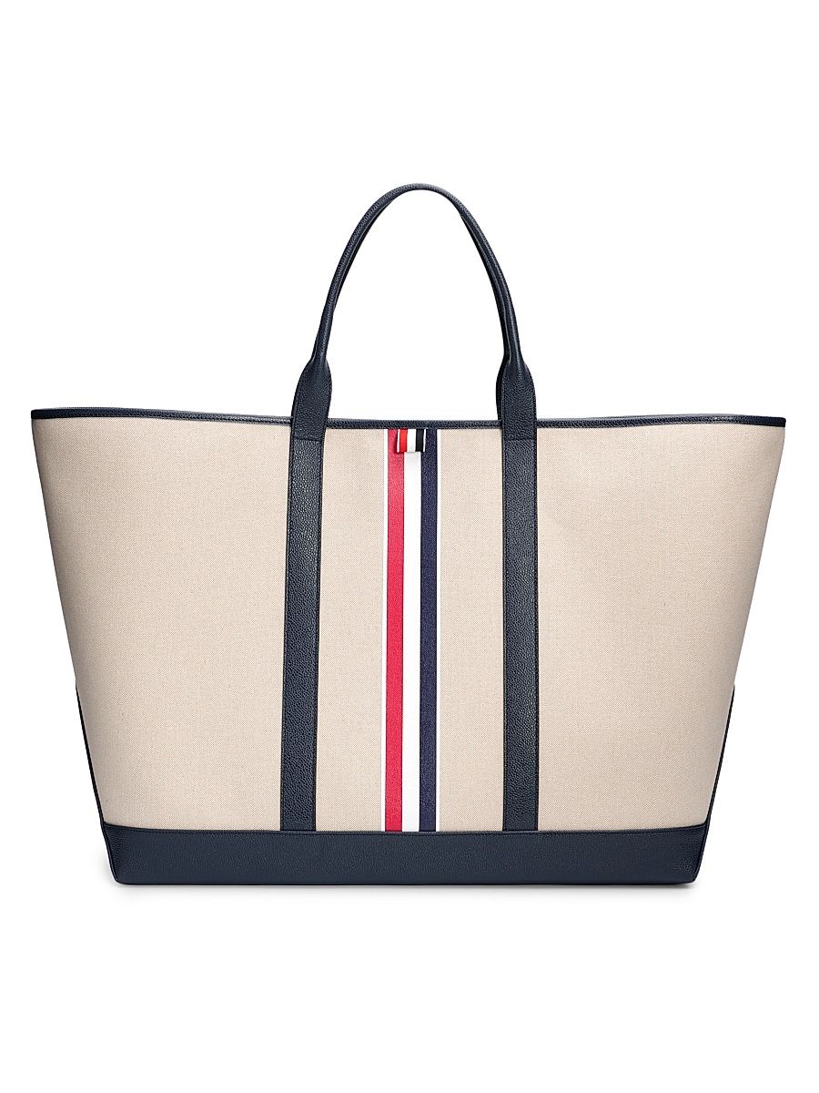 Men's Oversized Tool Canvas Tote - Navy