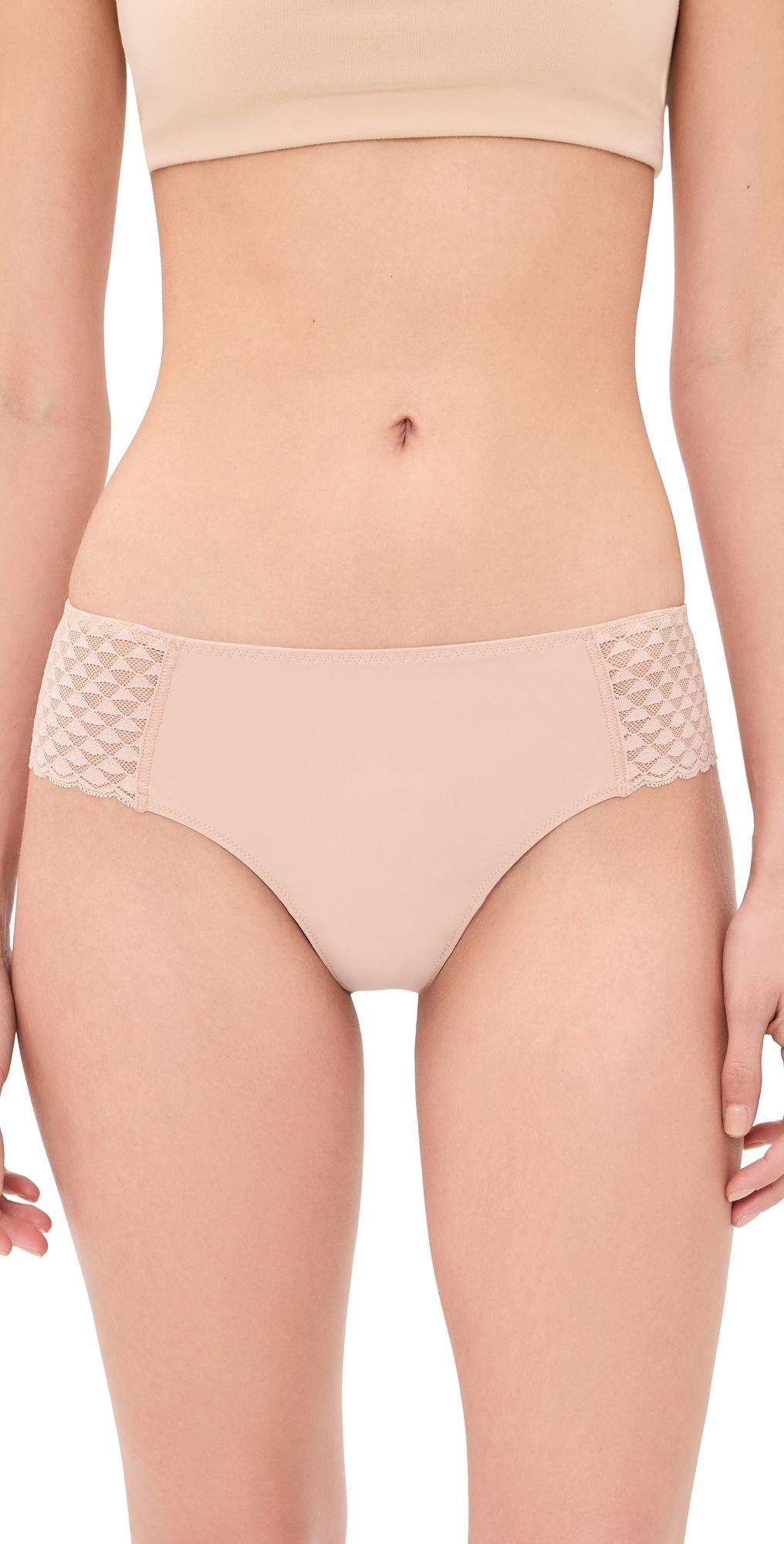 Simone Perele Subtile Low Cut Shorty Peau Rose 2