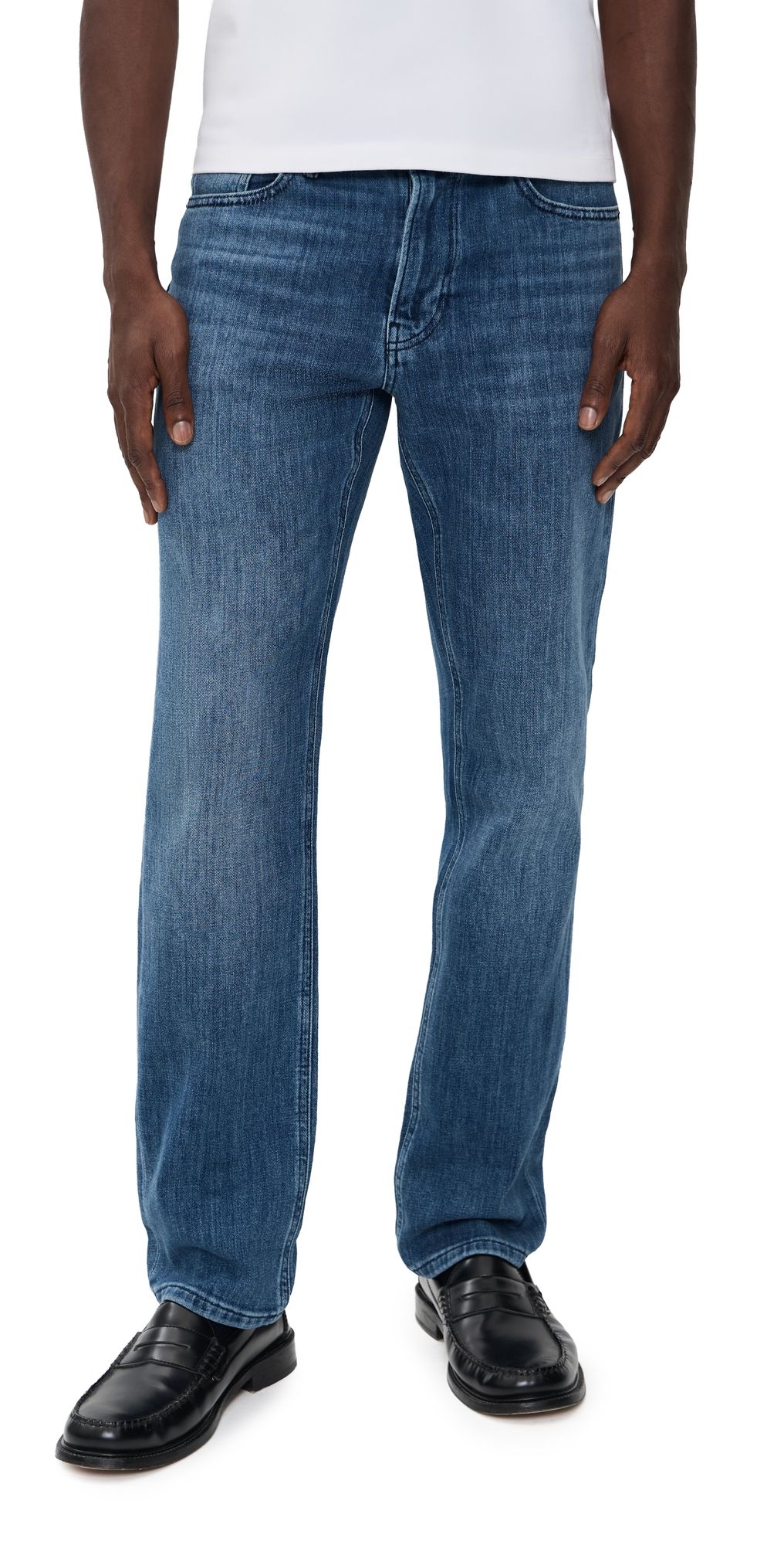 FRAME Modern Straight Jeans MONOTONE STUDIO 32