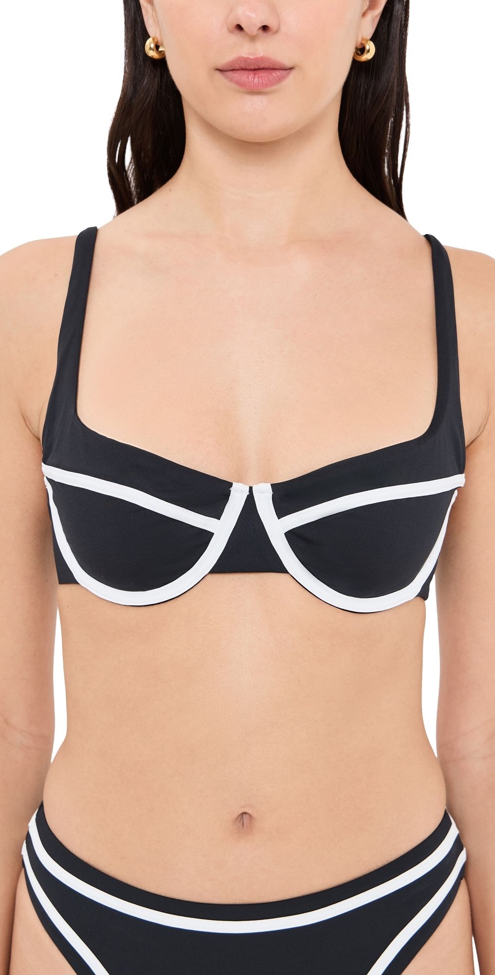 Beach Riot Lulu Top Bandana Black L