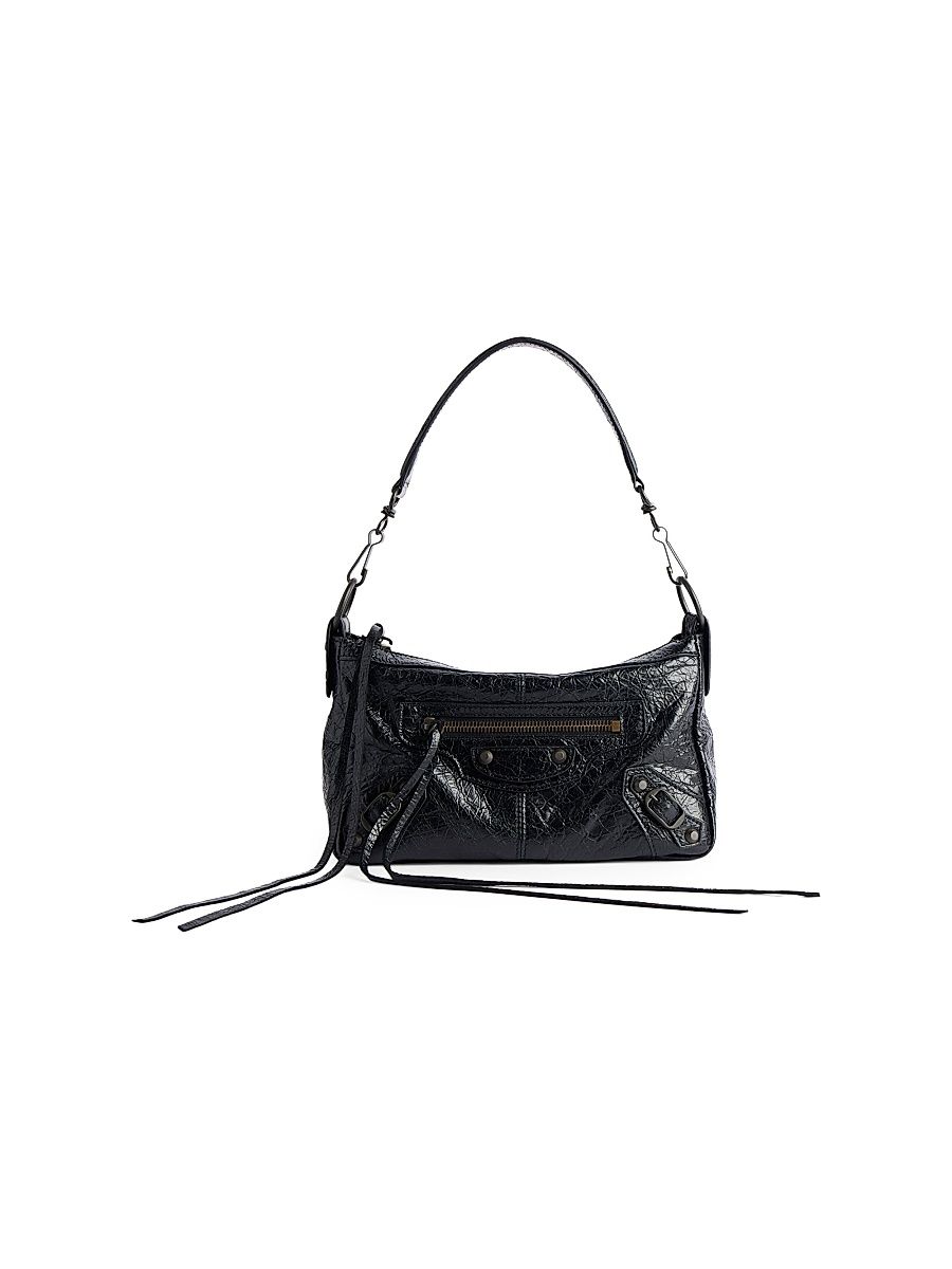 Women's Le City Moto Crossbody Bag - Black