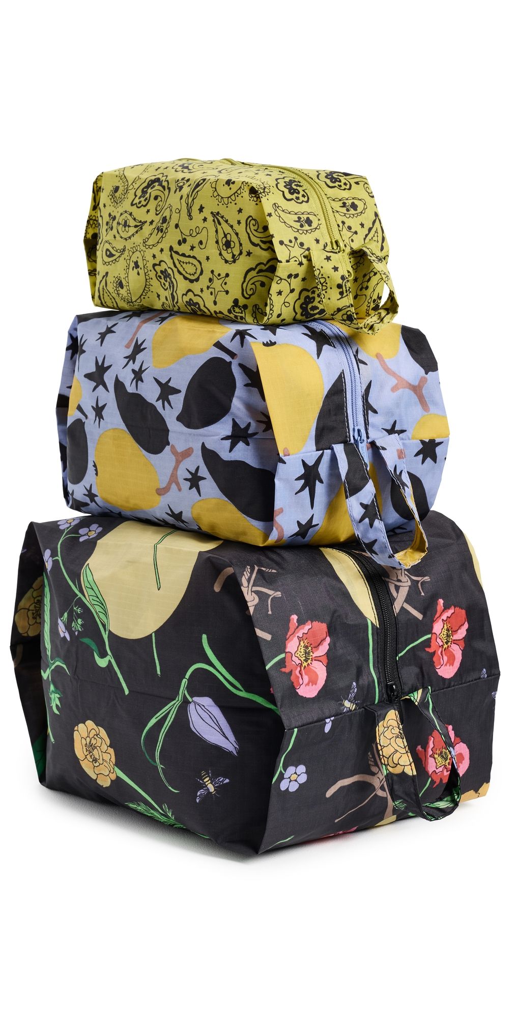 BAGGU 3D Zip Set Winter Orchard One Size