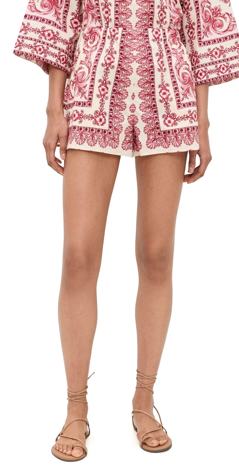 Cara Cara Roxy Shorts Hudson Scarf Egret L