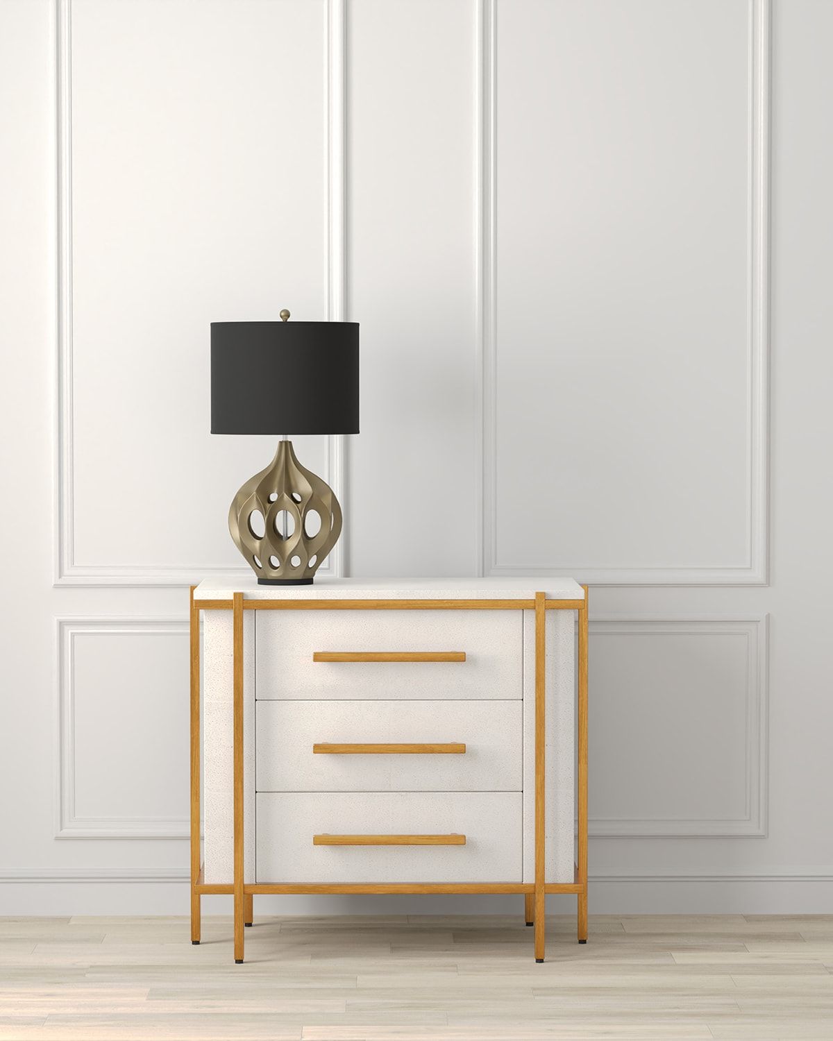 Blakely Faux Shagreen Nightstand