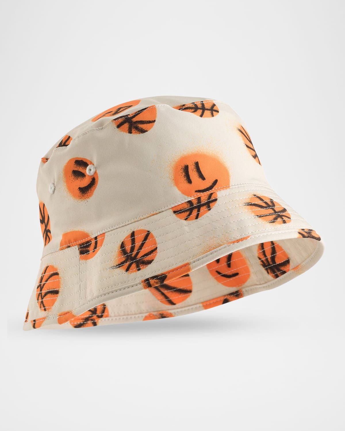 Boy & apos;s Niks Basketball-Print Bucket Hat, Size 1-9