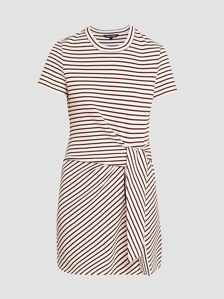 Women's Elvaris T-Shirt Mini Dress - Dove Raisin - Size XL