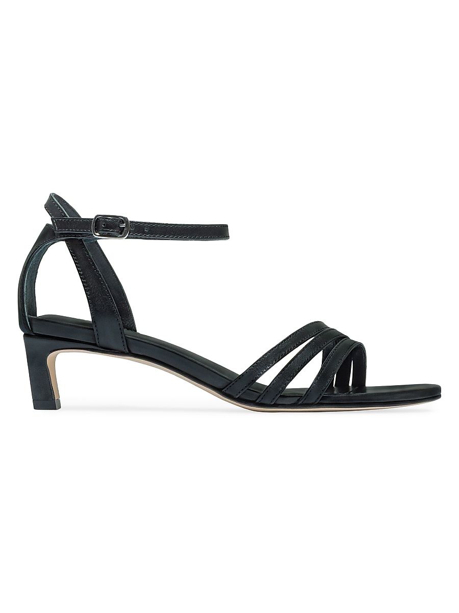 Women's Lima Kitten Heel Sandals - Black - Size 11