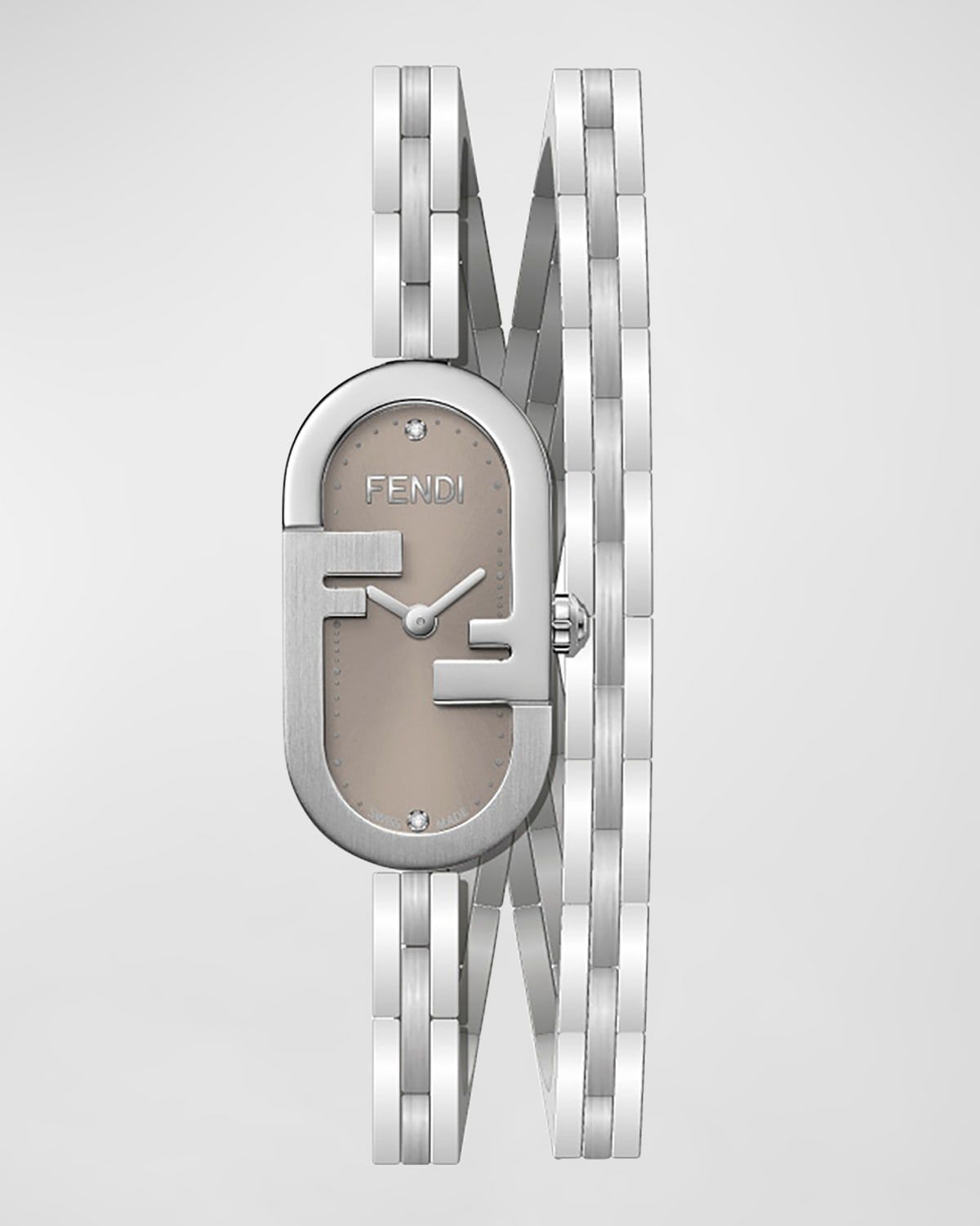 O & apos;Lock Vertical Oval Bracelet Watch