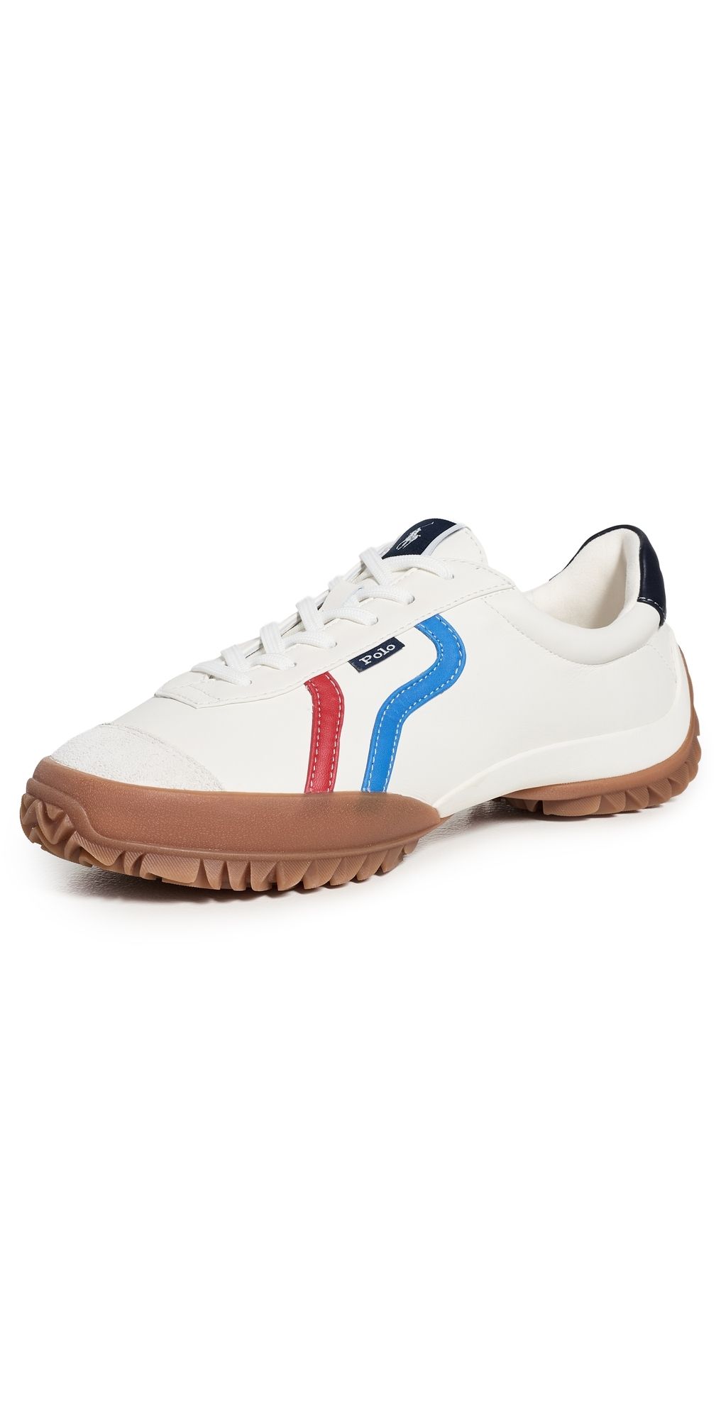 Polo Ralph Lauren Tread Sneakers Deckwash White/Multi 6.5
