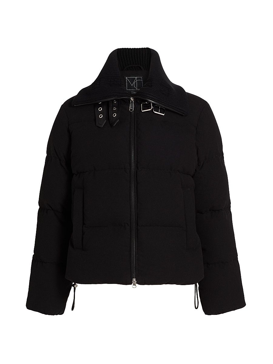 Mercer Collective Women's Quilted Down Puffer Jacket - Black - Size XL