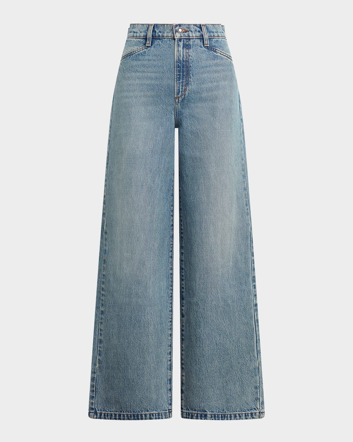 The Mischa Super High-Rise Wide-Leg Jeans