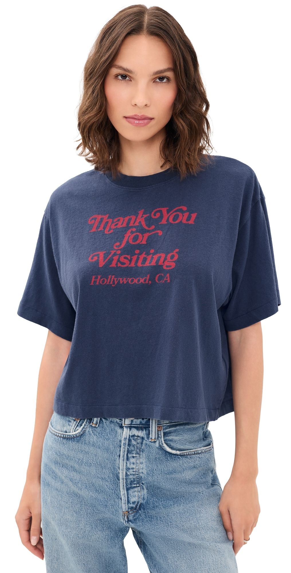 Madewell Boxy Tee Thank You For Visiting Graphic XS