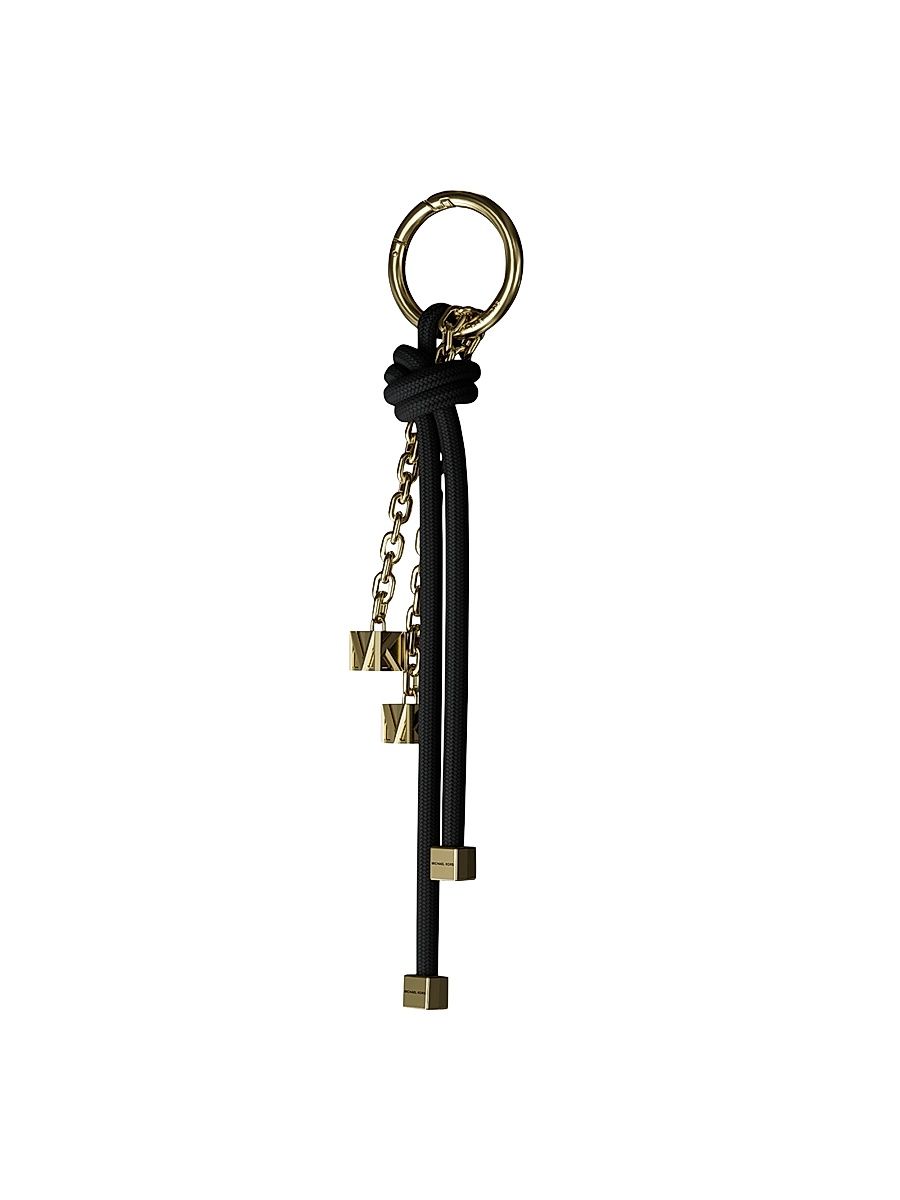 Women's Cord Bag Charm - Black