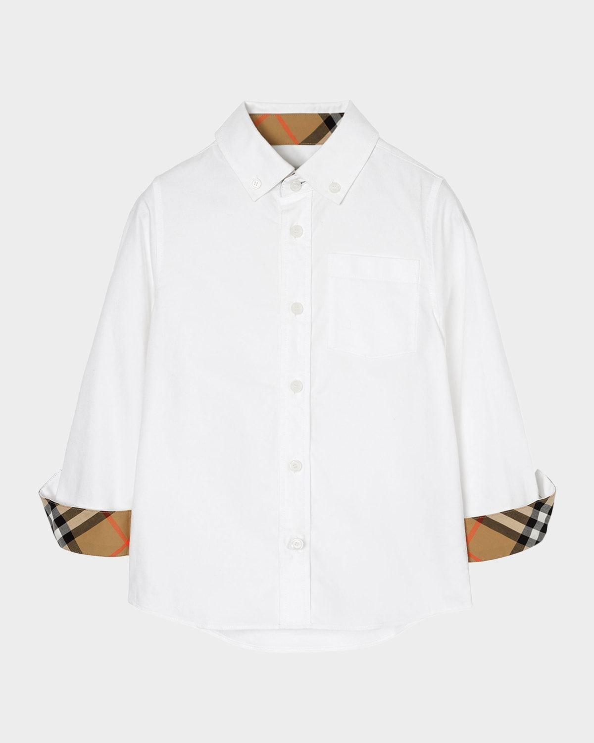Boy & apos;s Cotton Oxford Shirt, Size 3-14