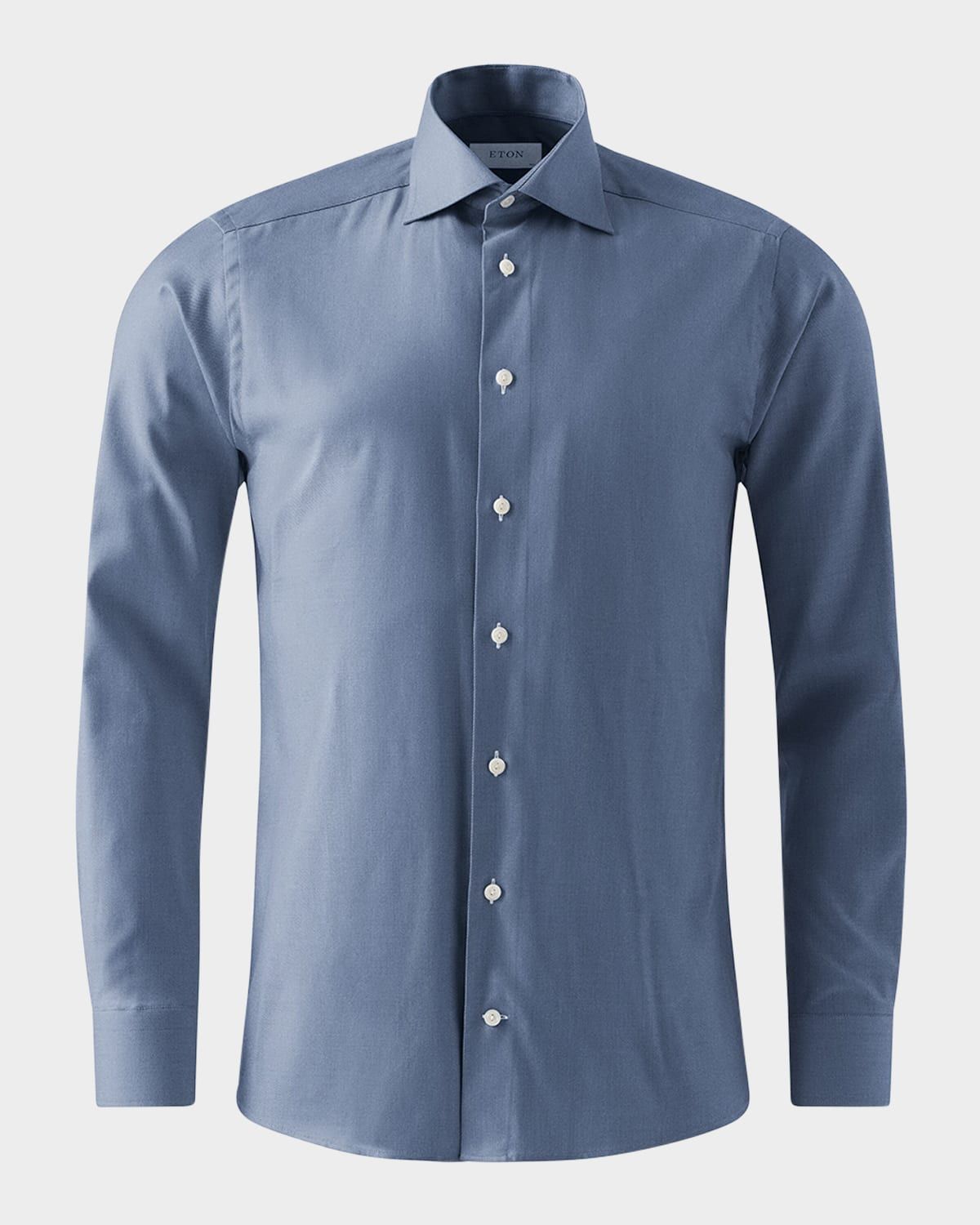 Men & apos;s Contemporary Fit Cotton-Lyocell Sport Shirt