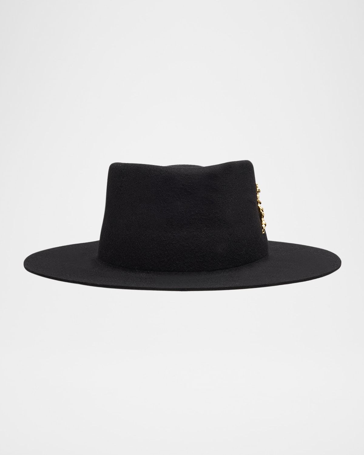 Moana Wool Fedora W/ 14-Karat Pin