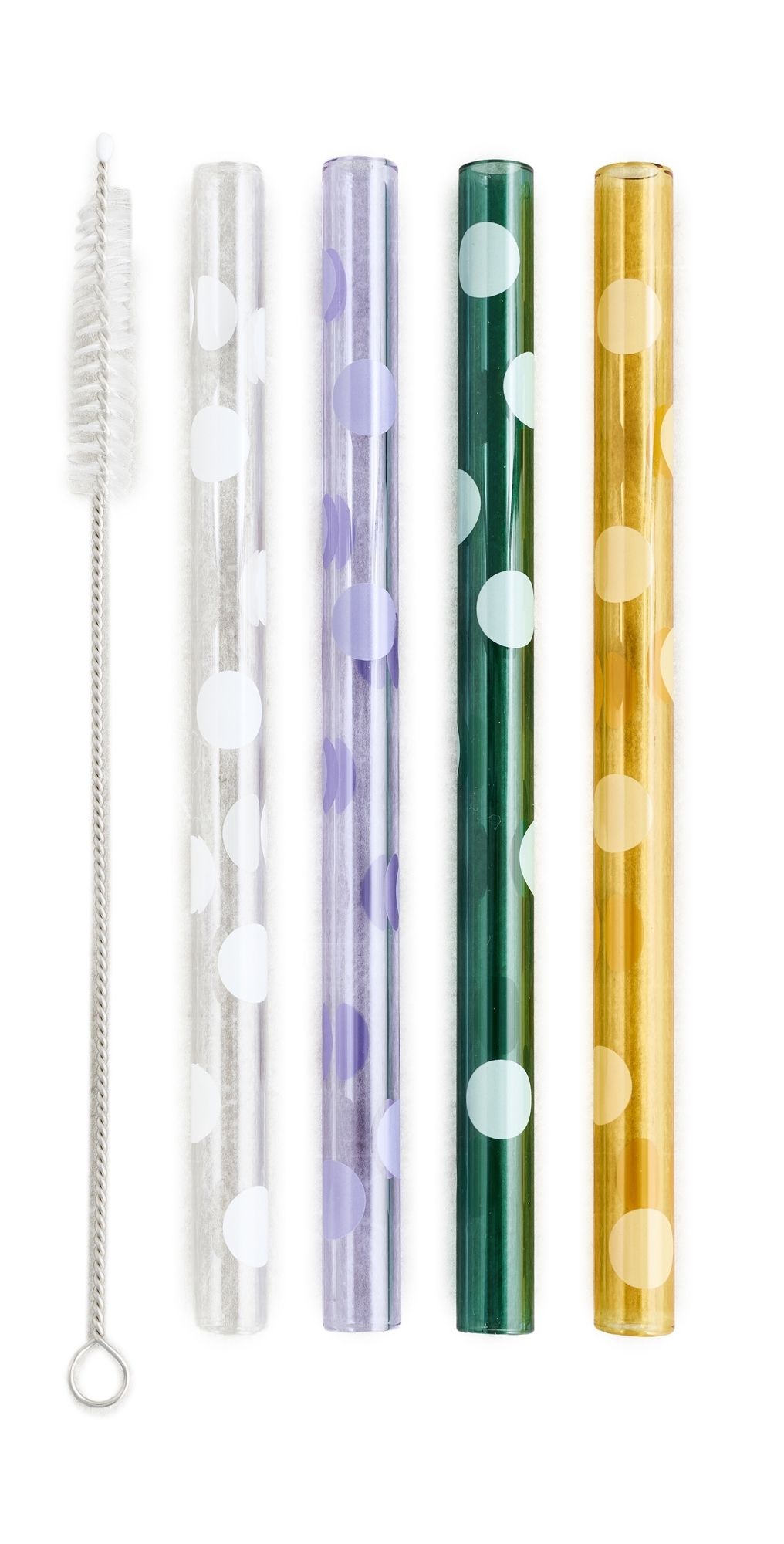 FAZEEK Polka Dot Smoothie Straws Multi One Size