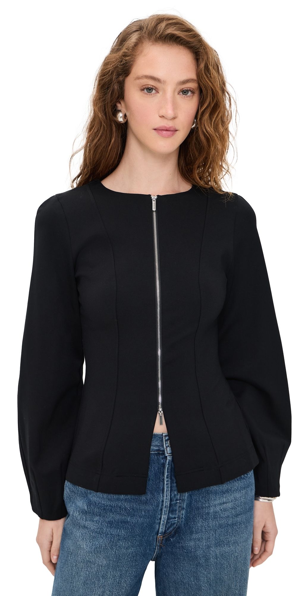 ALIGNE Scout Ponte Top Black 6