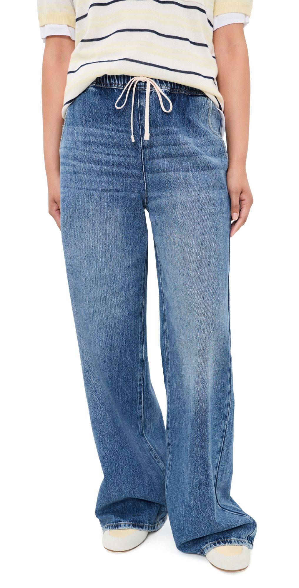 La Ligne Elastic Waist Jeans Walter XS
