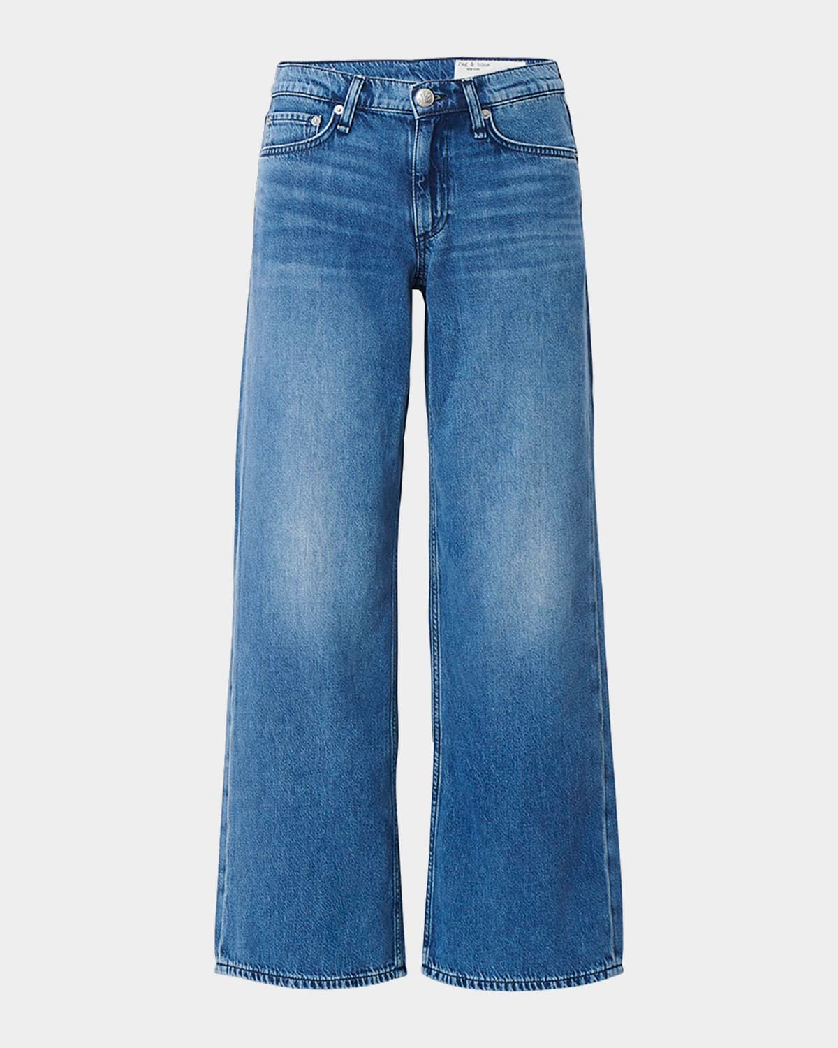 Featherweight Saige Relaxed Straight Ankle Jeans