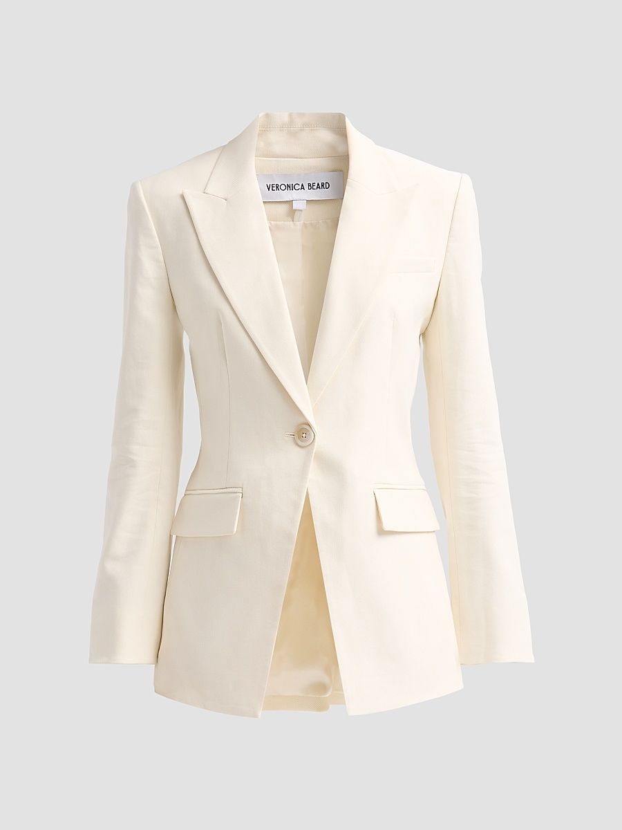 Women's Chandler Dickey Jacket - Ecru - Size 16