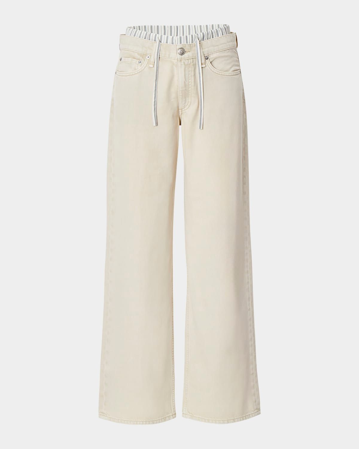 Featherweight Saige Relaxed Straight Boxer Jeans