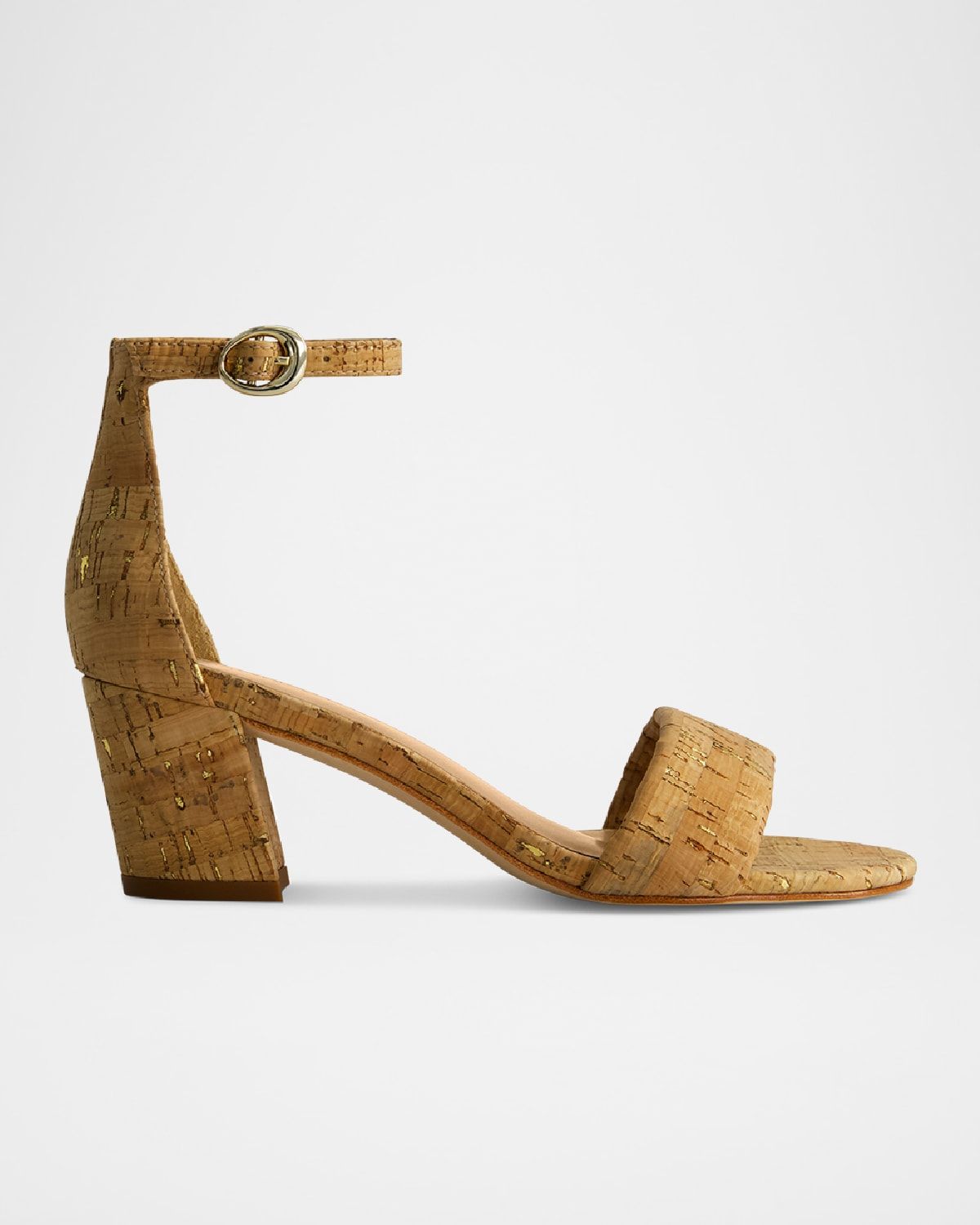 Bowie Cork Ankle-Strap Sandals