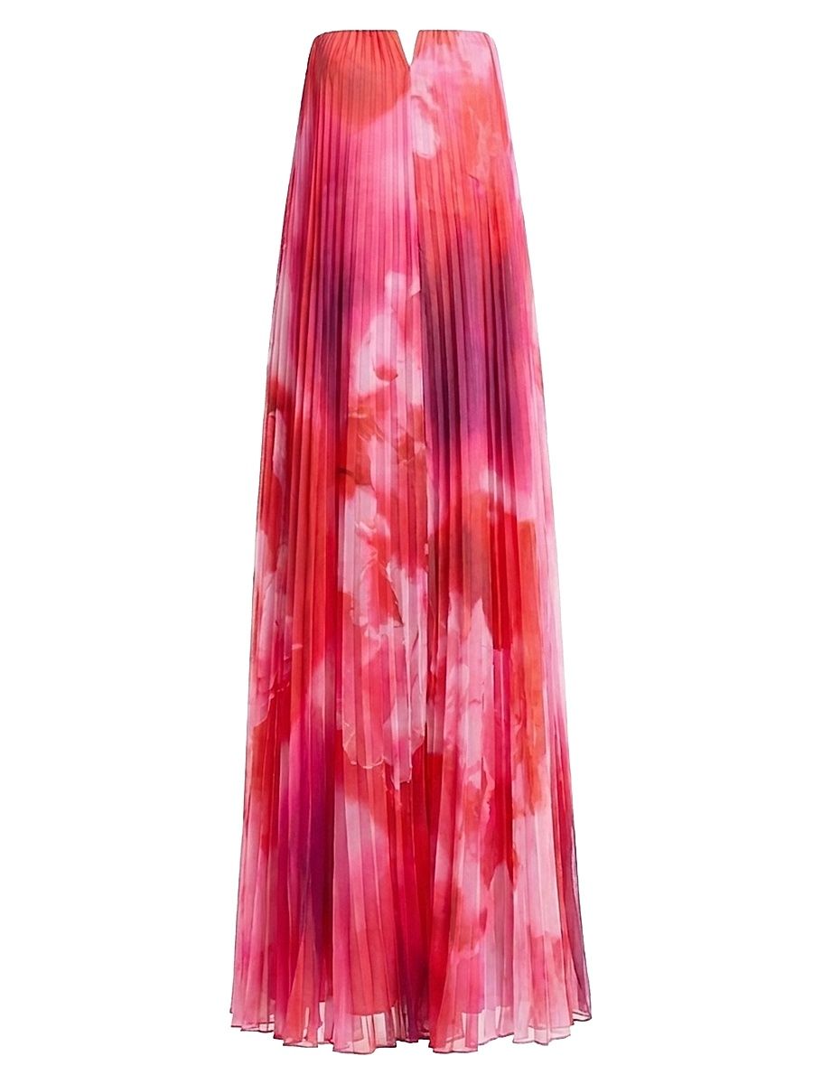 Women's Kelston Plissé Strapless Dress - Blush Multi - Size XL