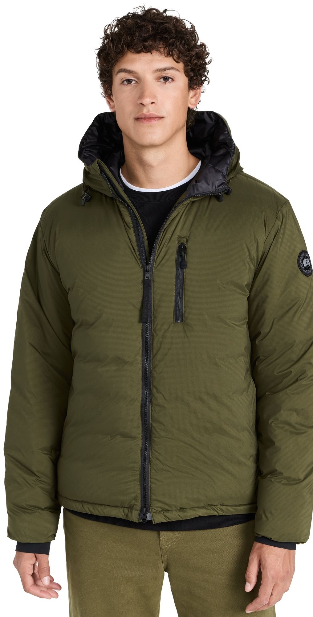 Canada Goose Lodge Hoodie Military Green - Vert Militair M