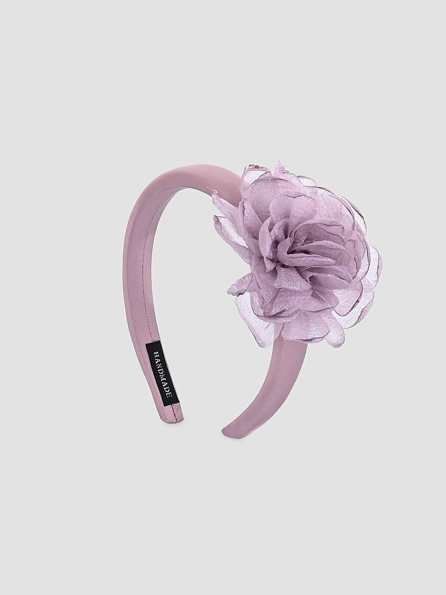 Girl's Flower Headband - Mauve