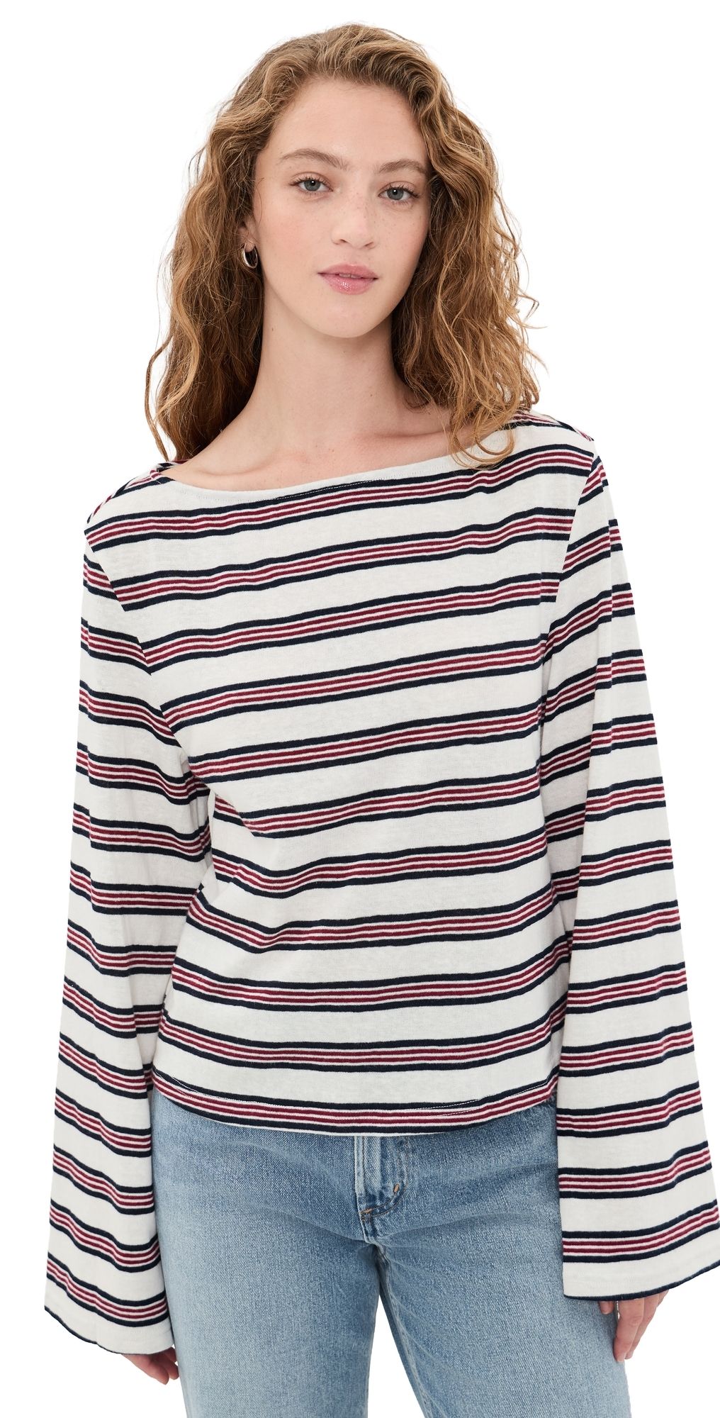 VRG GRL Juliana Top Stripe L