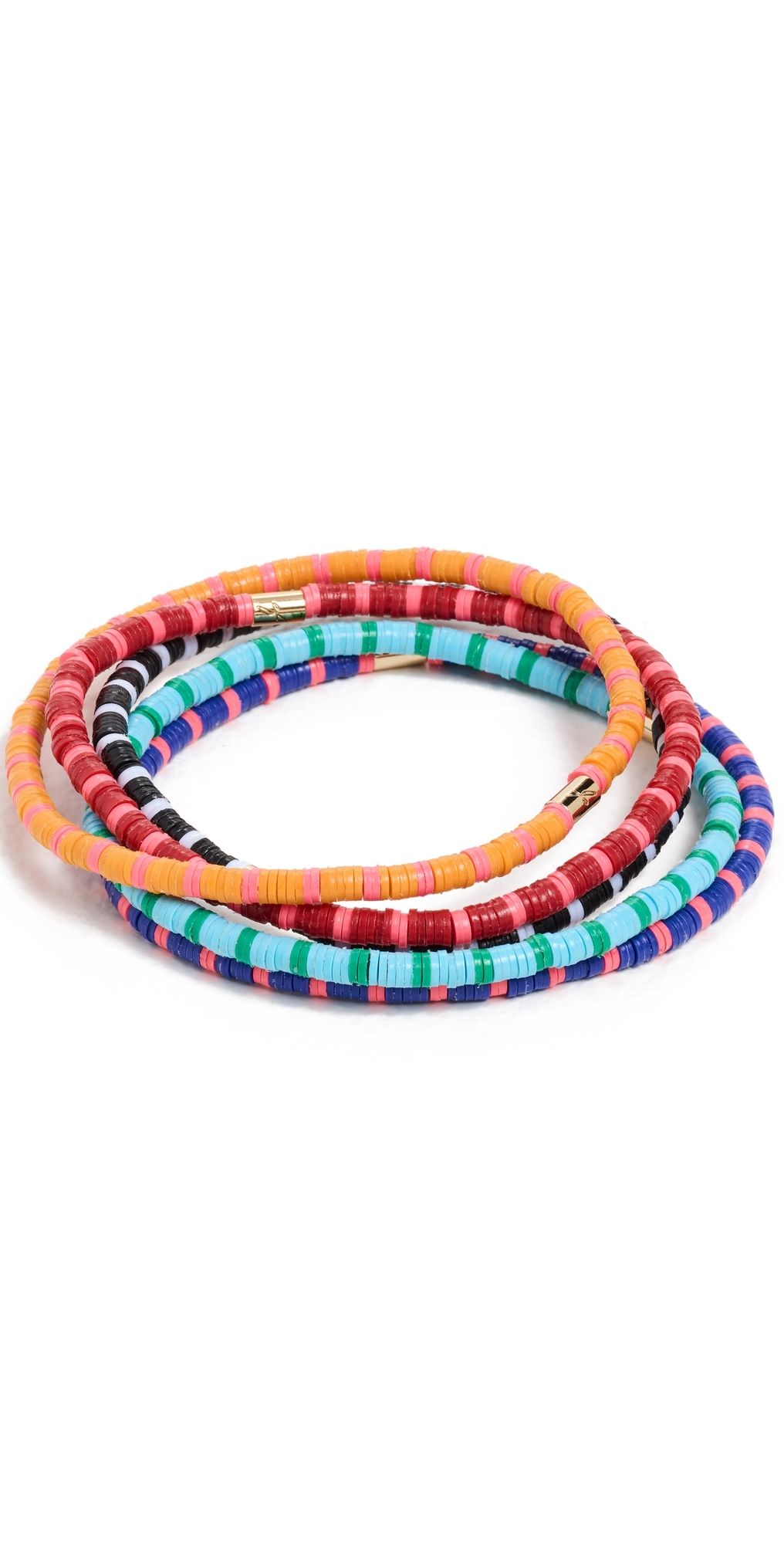 Elsie Frieda Heishi Bead Bracelet Set Happy Hour One Size