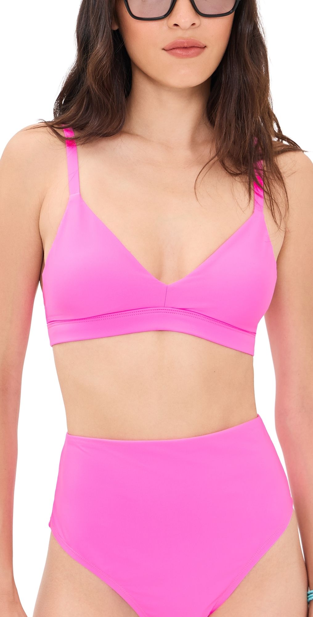 STYLEST DreamLift Push Up Bikini Top Neon Pink XS