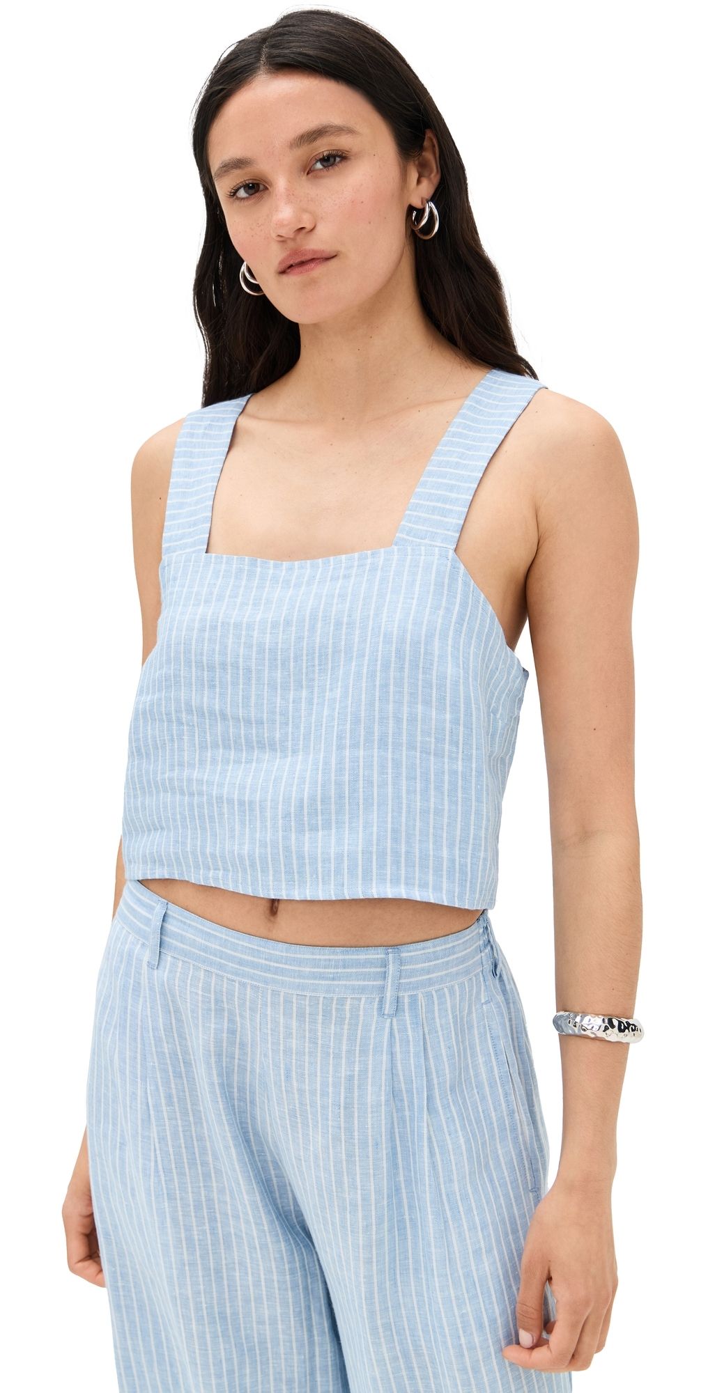 Vitamin A Tallows Crop Top Summer Stripe M