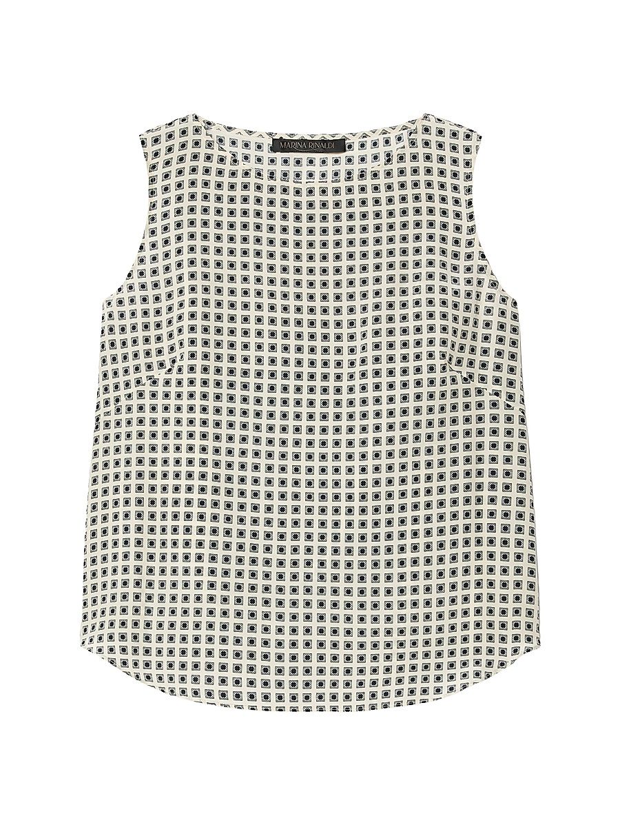 Women's Silk Crepe De Chine Blouse - Ivory - Size 16