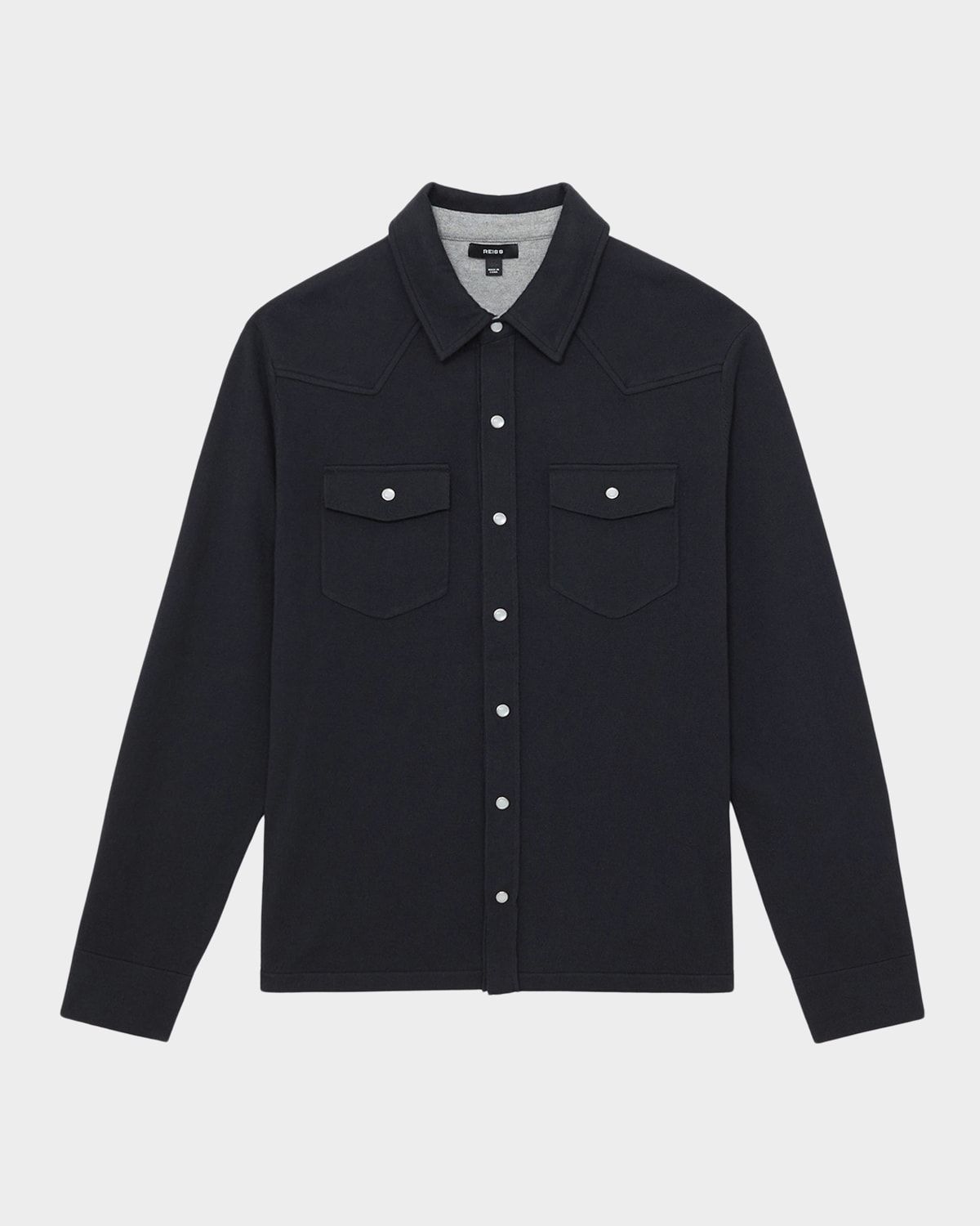 Men & apos;s Ledger Cotton and Cashmere Western Knit Overshirt